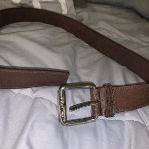 Michael Kors Brown Leather Belt